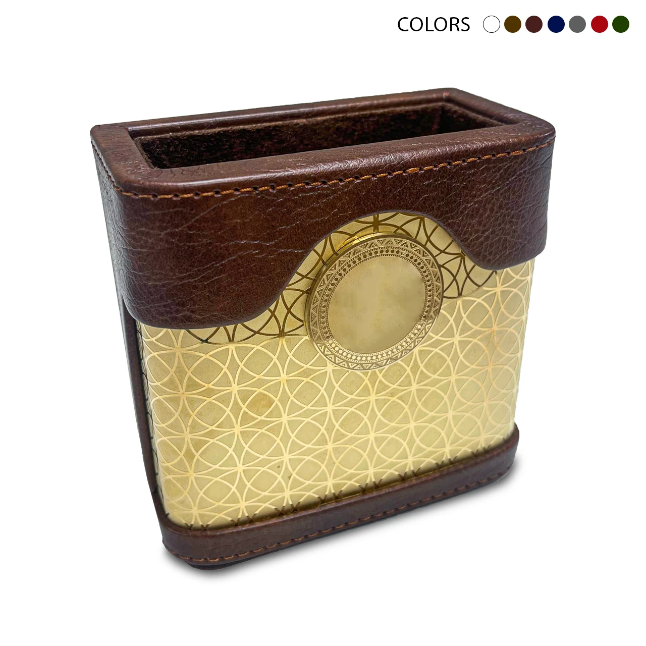 حامل أقلام مكتبي فاخر — حامل قلم وأواني أقلام مع قلم