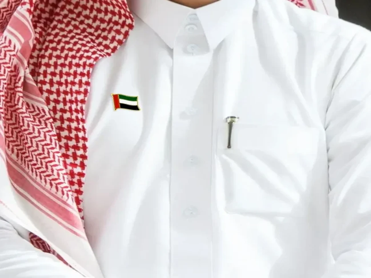 شارات تصميم علم الإمارات العربية المتحدة مع ملحق مغناطيسي