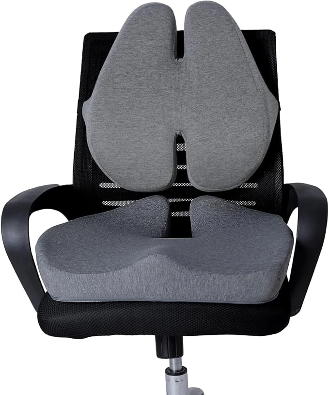 وسادة على شكل فراشة فخمة من رغوة الذاكرة لدعم قطني وتحسين وضعية الظهر