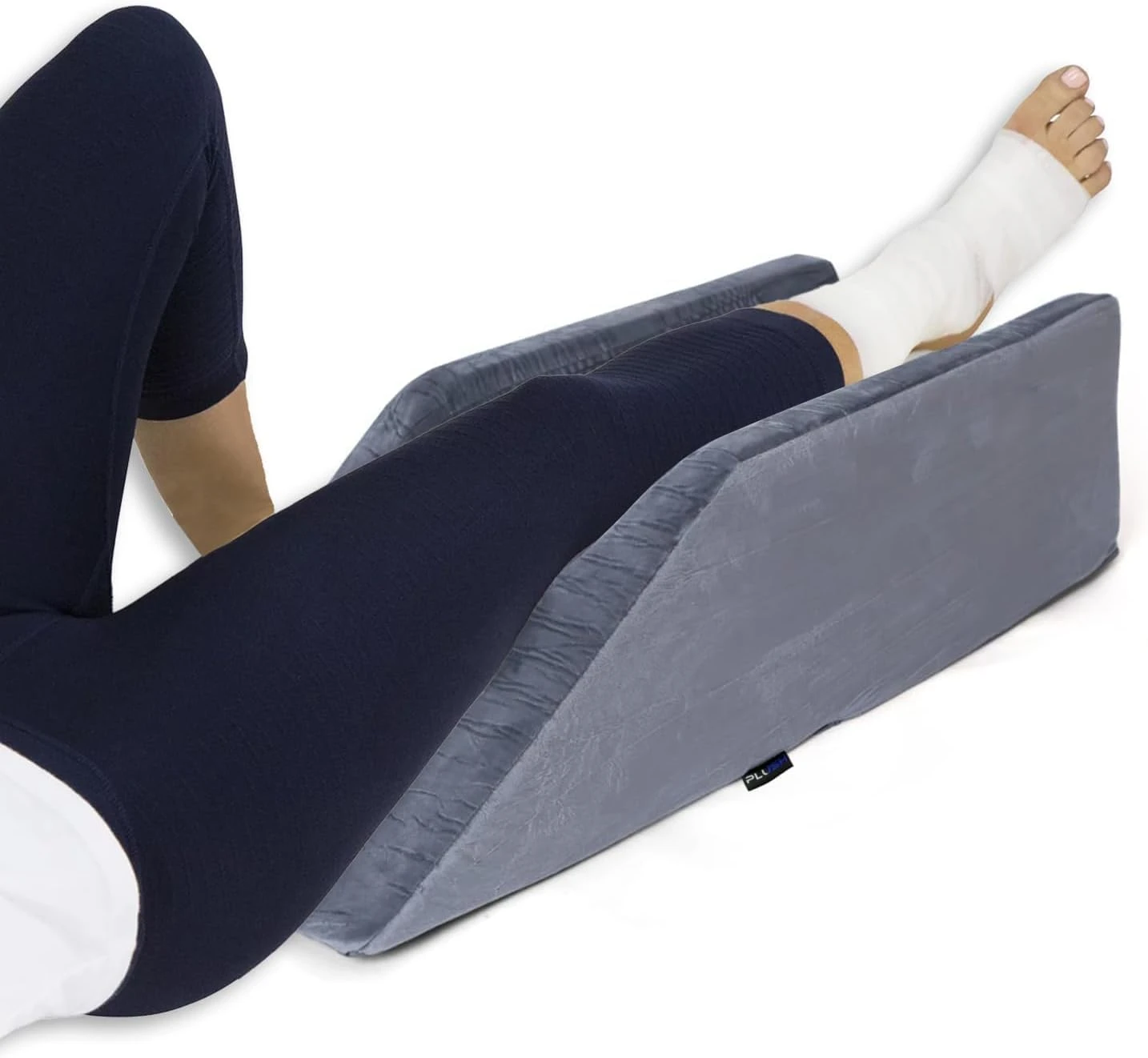 وسادة إسفينية فخمة طبية لرفع الساق ودعم الركبة والكاحل